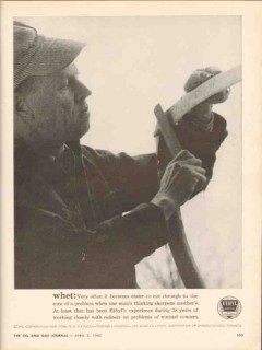 ethyl corporation 1962 whet easier cut to core of problem vintage ad ethyl corporation 1962 whet easier cut to core of problem vintage ad