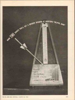 first city national bank of houston 1962 when time counts vintage ad first city national bank of houston 1962 when time counts vintage ad