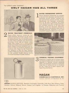 Hagan Chemicals Controls Inc 1962 Vintage Ad Oilfield Water Treatment Hagan Chemicals Controls Inc 1962 Vintage Ad Oilfield Water Treatment