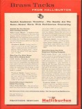 Halliburton Company 1962 Vintage Ad Sandoil Sandwater Frac Brass Tacks