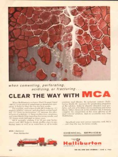 Halliburton Company 1962 Vintage Ad Oil Cement Perforate Acidizing MCA Halliburton Company 1962 Vintage Ad Oil Cement Perforate Acidizing MCA