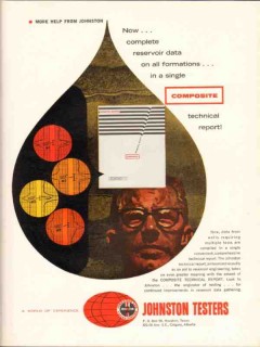 Johnston Testers Inc 1962 Vintage Ad Oil Composite Technical Report Johnston Testers Inc 1962 Vintage Ad Oil Composite Technical Report