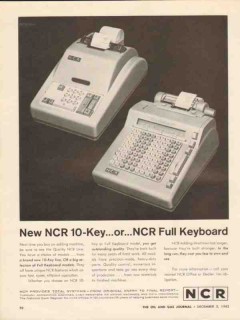 national cash register 1962 new 10-key full keyboard vintage ad national cash register 1962 new 10-key full keyboard vintage ad