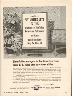 united air lines 1943 refining american petroleum institute vintage ad united air lines 1943 refining american petroleum institute vintage ad
