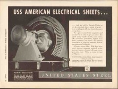 carnegie-illinois steel corp 1936 electrical machinery mfg vintage ad