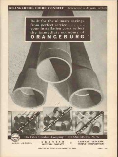 fibre conduit company 1936 perfect service ultimate savings vintage ad