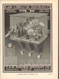 g w electric specialty company 1936 subway disconnects ra vintage ad