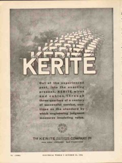 kerite insulated wire cable co 1936 out experienced past vintage ad