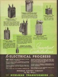 kuhlman electric company 1936 contribution transformers vintage ad