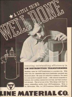 line material company 1936 well done electric transformers vintage ad line material company 1936 well done electric transformers vintage ad