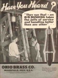 ohio brass company 1936 have you heard o-b bushing service vintage ad