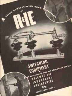 railway industrial engineering company 1936 clean contact vintage ad