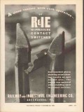 railway industrial engineering company 1936 contact switch vintage ad