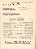 simplex wire cable co 1936 deproteinized rubber insulation vintage ad simplex wire cable co 1936 deproteinized rubber insulation vintage ad