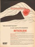 geigy 1959 butazolidin thrombophlebitis regression medical vintage ad geigy 1959 butazolidin thrombophlebitis regression medical vintage ad