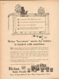 h j heinz company 1959 baby foods keystone menu medical vintage ad