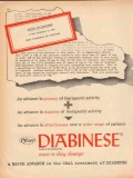 pfizer laboratories 1959 diabinese diabetes oral medical vintage ad pfizer laboratories 1959 diabinese diabetes oral medical vintage ad
