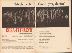 pfizer laboratories 1959 cosa-tetracyn much better medical vintage ad pfizer laboratories 1959 cosa-tetracyn much better medical vintage ad