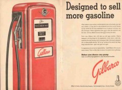 gilbert barker mfg company 1955 gilbarco sell more gasoline vintage ad gilbert barker mfg company 1955 gilbarco sell more gasoline vintage ad