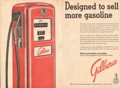 gilbert barker mfg company 1955 gilbarco sell more gasoline vintage ad