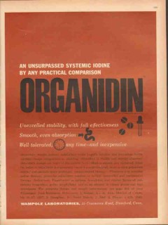 wampole laboratories 1959 organidin systemic iodine medical vintage ad wampole laboratories 1959 organidin systemic iodine medical vintage ad