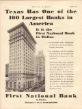 first national bank dallas 1931 texas largest banks america vintage ad first national bank dallas 1931 texas largest banks america vintage ad