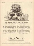 Gulf States Utilities Company 1931 Vintage Ad Electric Power Choice Gulf States Utilities Company 1931 Vintage Ad Electric Power Choice