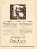 Gulf States Utilities Company 1931 Vintage Ad Electricity Switch Valve Gulf States Utilities Company 1931 Vintage Ad Electricity Switch Valve