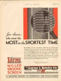 Layne Bowler Company 1931 Vintage Ad Oil Field Shortest Time Most Layne Bowler Company 1931 Vintage Ad Oil Field Shortest Time Most