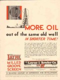 Layne Bowler Company 1931 Vintage Ad Oil Field Shorter Time More Layne Bowler Company 1931 Vintage Ad Oil Field Shorter Time More