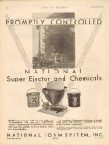 National Foam System Inc 1931 Vintage Ad Chemicals Super Ejector National Foam System Inc 1931 Vintage Ad Chemicals Super Ejector