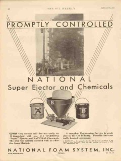 National Foam System Inc 1931 Vintage Ad Chemicals Super Ejector National Foam System Inc 1931 Vintage Ad Chemicals Super Ejector
