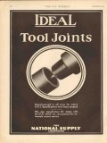 National Supply Companies 1931 Vintage Ad Oil Ideal Tool Joints Drill National Supply Companies 1931 Vintage Ad Oil Ideal Tool Joints Drill