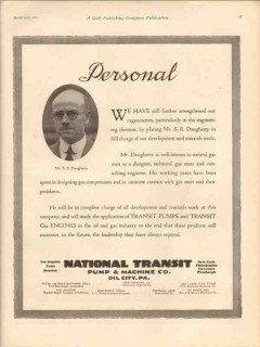 National Transit Pump Machine Company 1931 Vintage Ad Oil SB Daugherty National Transit Pump Machine Company 1931 Vintage Ad Oil SB Daugherty