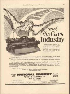 National Transit Pump Machine Company 1931 Vintage Ad Oil Gas Industry National Transit Pump Machine Company 1931 Vintage Ad Oil Gas Industry