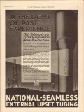 National Tube Company 1931 Vintage Ad Oil Pipe Production Light Past National Tube Company 1931 Vintage Ad Oil Pipe Production Light Past