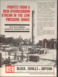 Black Sivalls Bryson Inc 1962 Vintage Ad Oil Profits Rich Hydrocarbon