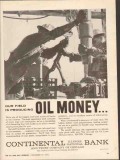 Continental Bank Trust Chicago 1962 Vintage Ad Producing Oil Money 1 Continental Bank Trust Chicago 1962 Vintage Ad Producing Oil Money 1