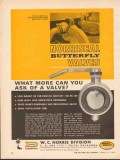 Dover Corp 1962 Vintage Ad Oil WC Norris Norriseal Butterfly Valves