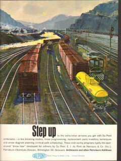 Du Pont 1962 Vintage Ad Chemical Antiknock Petroleum Refinery Step Up Du Pont 1962 Vintage Ad Chemical Antiknock Petroleum Refinery Step Up