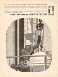 first national bank dallas 1962 oil gas marketer financing vintage ad first national bank dallas 1962 oil gas marketer financing vintage ad