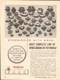 FMC Corp 1962 Vintage Ad Oil Field Wing Unions WECO Standardize World FMC Corp 1962 Vintage Ad Oil Field Wing Unions WECO Standardize World