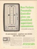 Foxboro Company 1962 Vintage Ad Oil Pneumatic Controller Supervisory
