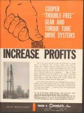 Fred E Cooper Inc 1962 Vintage Ad Gear Torque Tube Drive System Profit