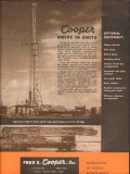 Fred E Cooper Inc 1962 Vintage Ad Oil Field Drive-In Units Rough Work