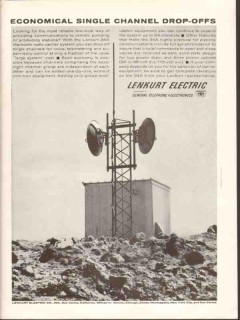 lenkurt electric company 1962 gte single channel drop-offs vintage ad lenkurt electric company 1962 gte single channel drop-offs vintage ad