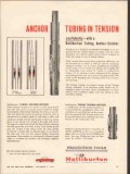 Halliburton Company 1962 Vintage Ad Oil Anchor Tubing Tension Catcher
