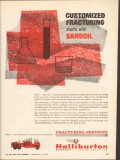 Halliburton Company 1962 Vintage Ad Oil Customized Fracturing Sandoil Halliburton Company 1962 Vintage Ad Oil Customized Fracturing Sandoil