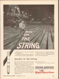 Halliburton Company 1962 Vintage Ad Oil Tester Hydro-Spring Man String