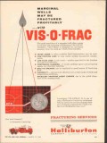 Halliburton Company 1962 Vintage Ad Marginal Wells Fracture Profitable
